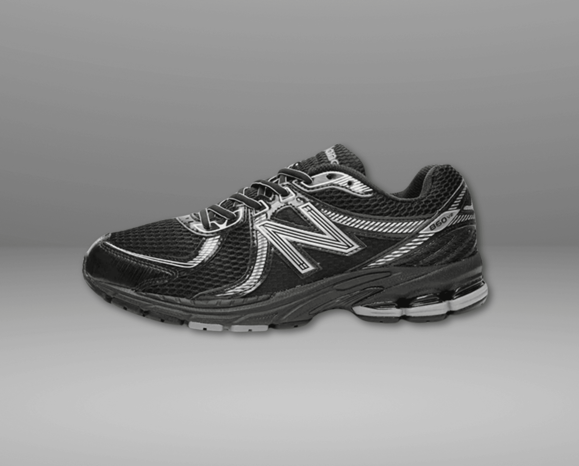 Snkrs83 New Balance 860 V2 Black Silver snkrs83