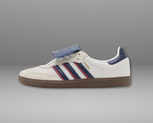 Samba LT "Crystal White Dark Blue Gum"