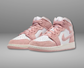 Air Jordan 1 Mid SE "Pink Suede" (GS) - snkrs83