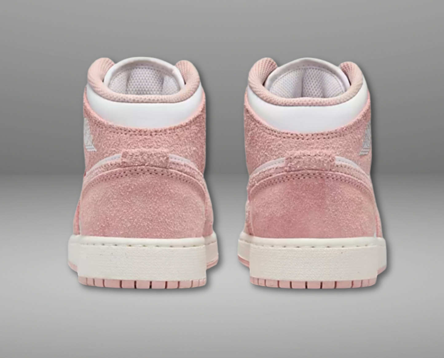 Air Jordan 1 Mid SE "Pink Suede" (GS) - snkrs83